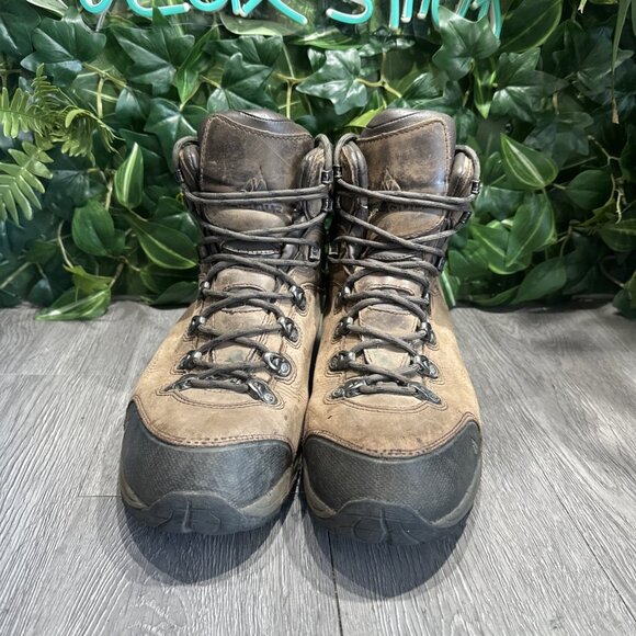 Vasque St. Elias GTX Mens 13 Brown Leather Hiking Boots Vibram Soles main image 9